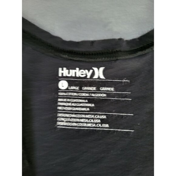 HURLEY Womens LG Racerback Tank Top American Flag Beach Summer y2k - Picture 5 of 8